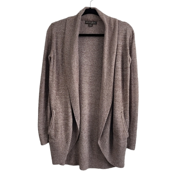 Barefoot Dreams CozyChic Lite Circle Cardigan Oatmeal S/XS Loungewear - Picture 1 of 10